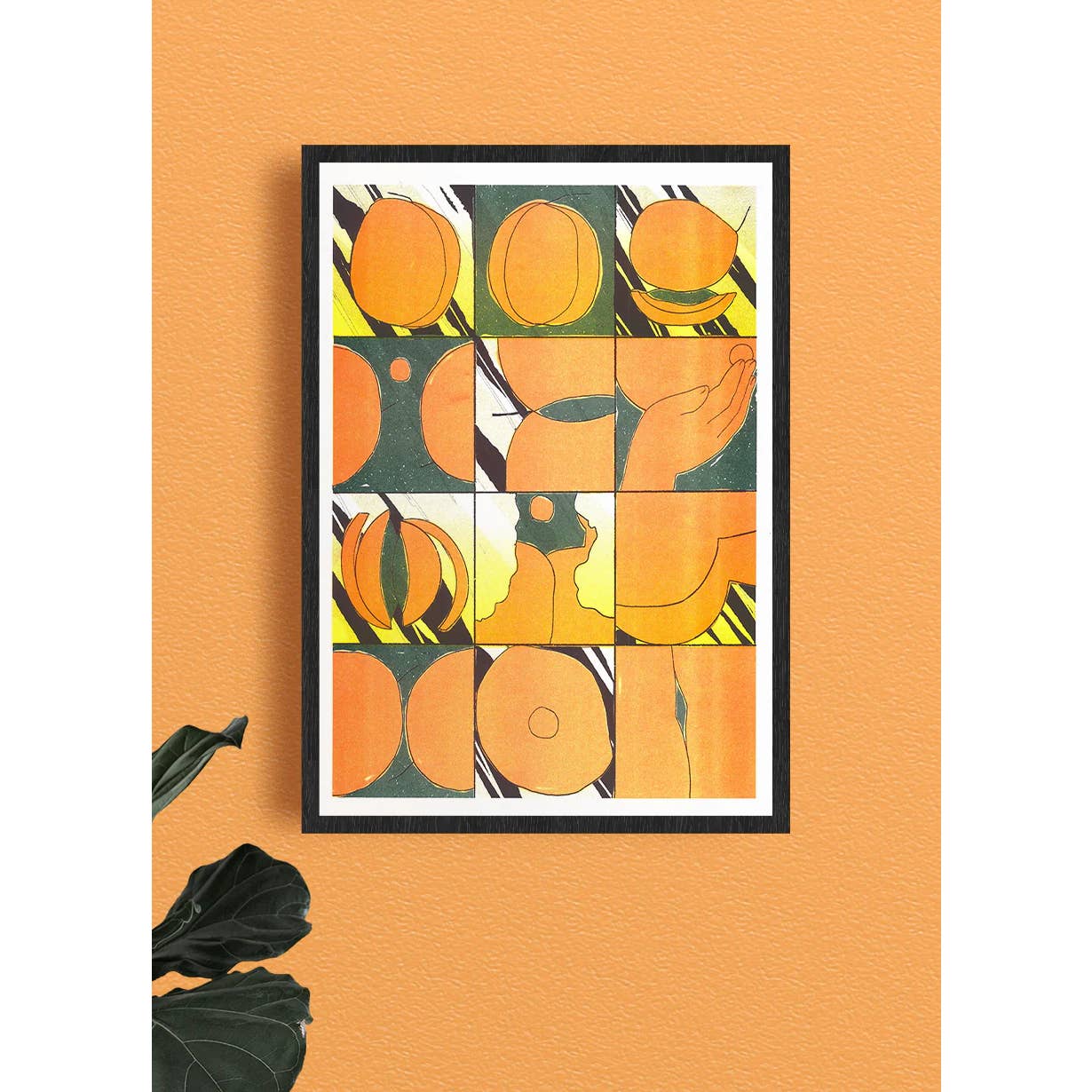 Peachy Golden Hour Risograph Print - Image 2
