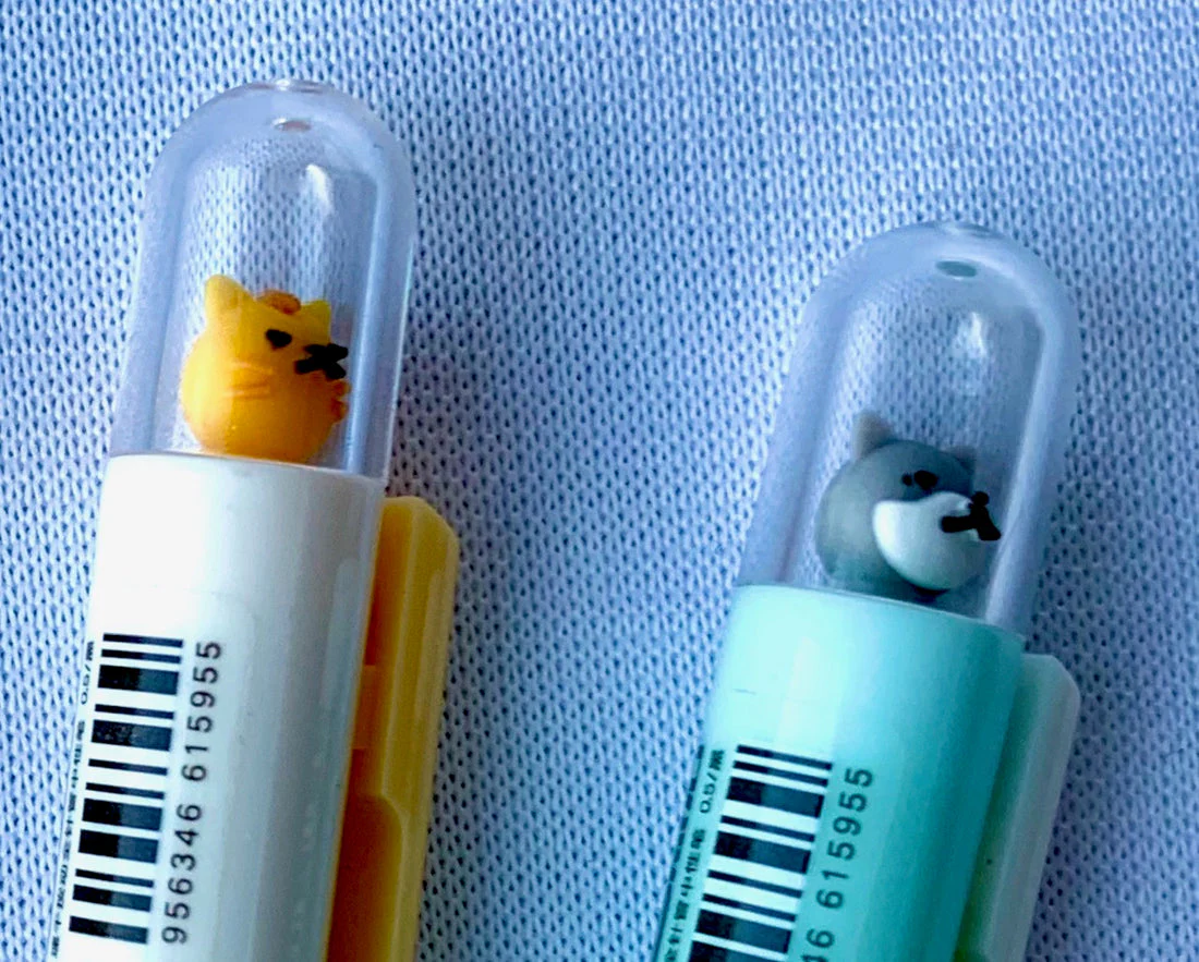 Peekaboo Retractable Animal Gel Pens - Image 3