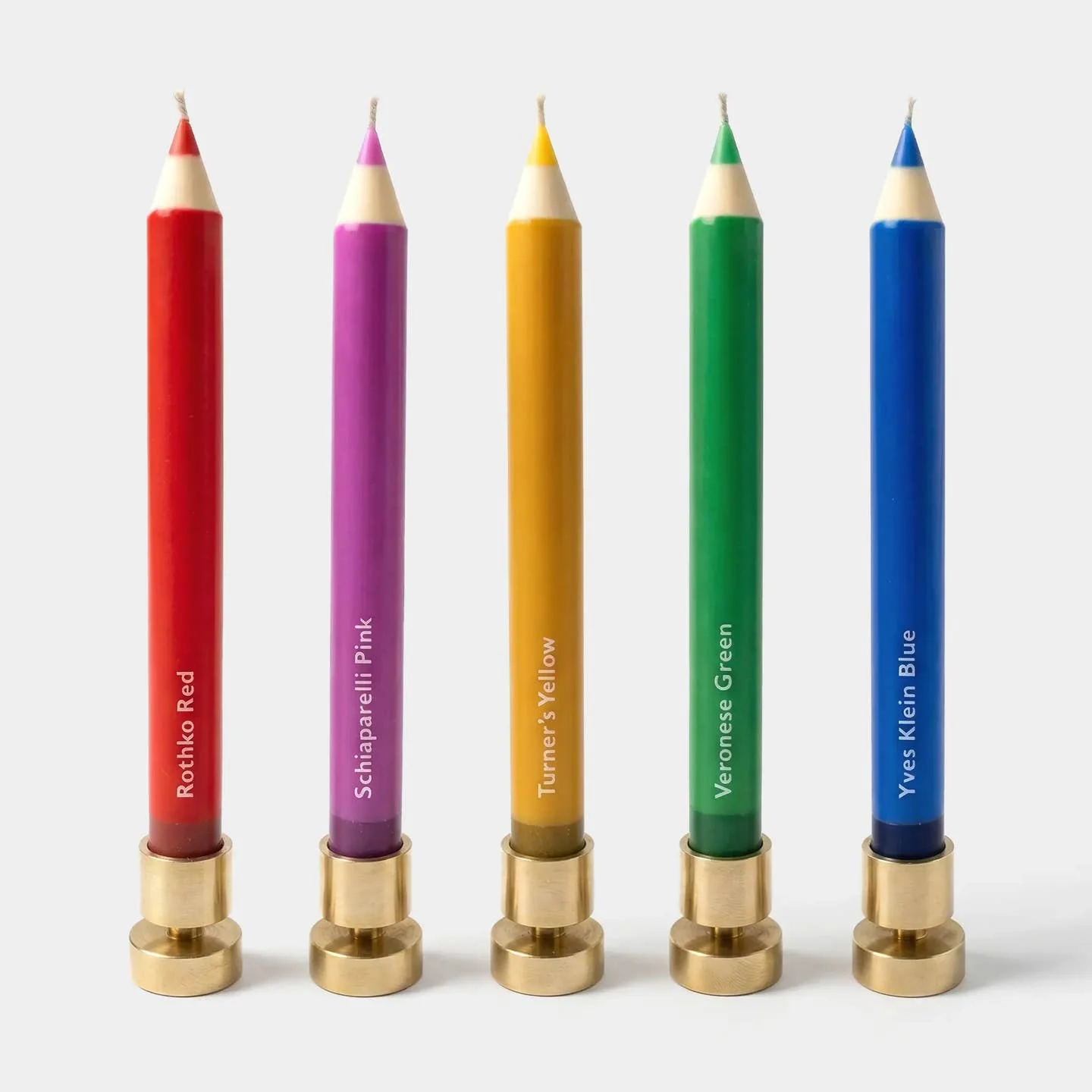 Pencil Taper Candles – Multicolor - Image 3