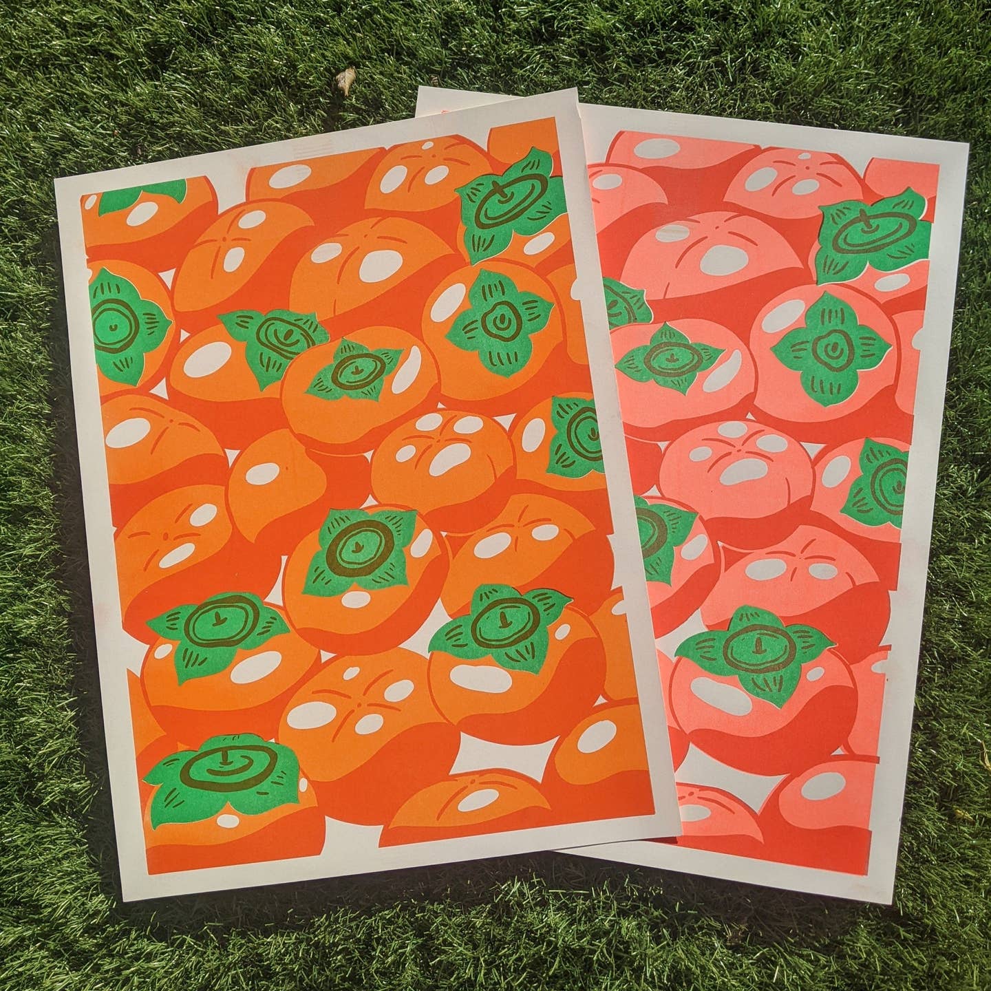 Persimmons Risograph Print - Image 3