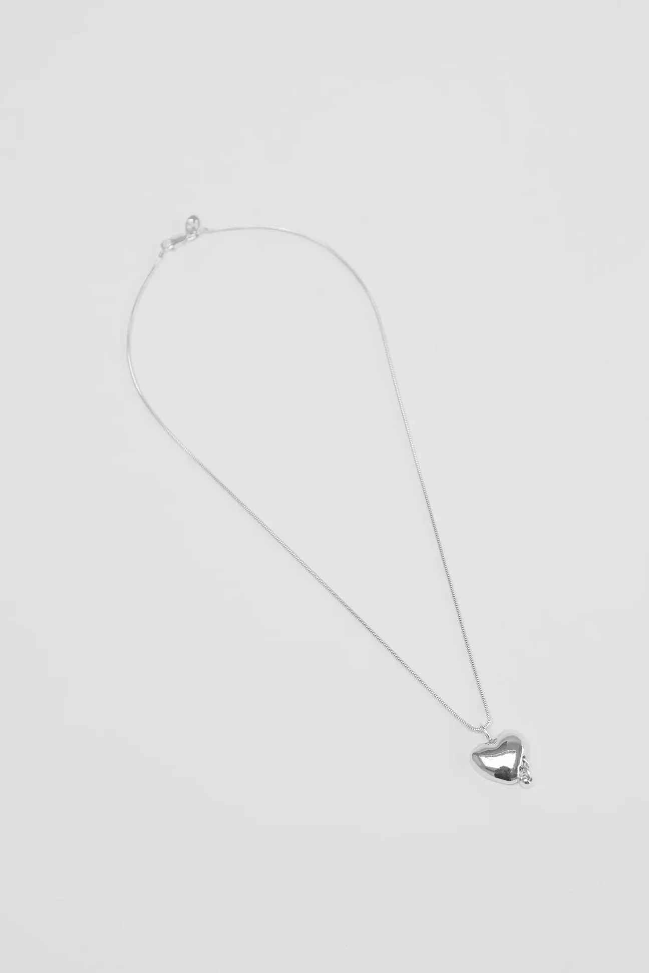 Pierced Heart Necklace in Sterling Silver - Image 3