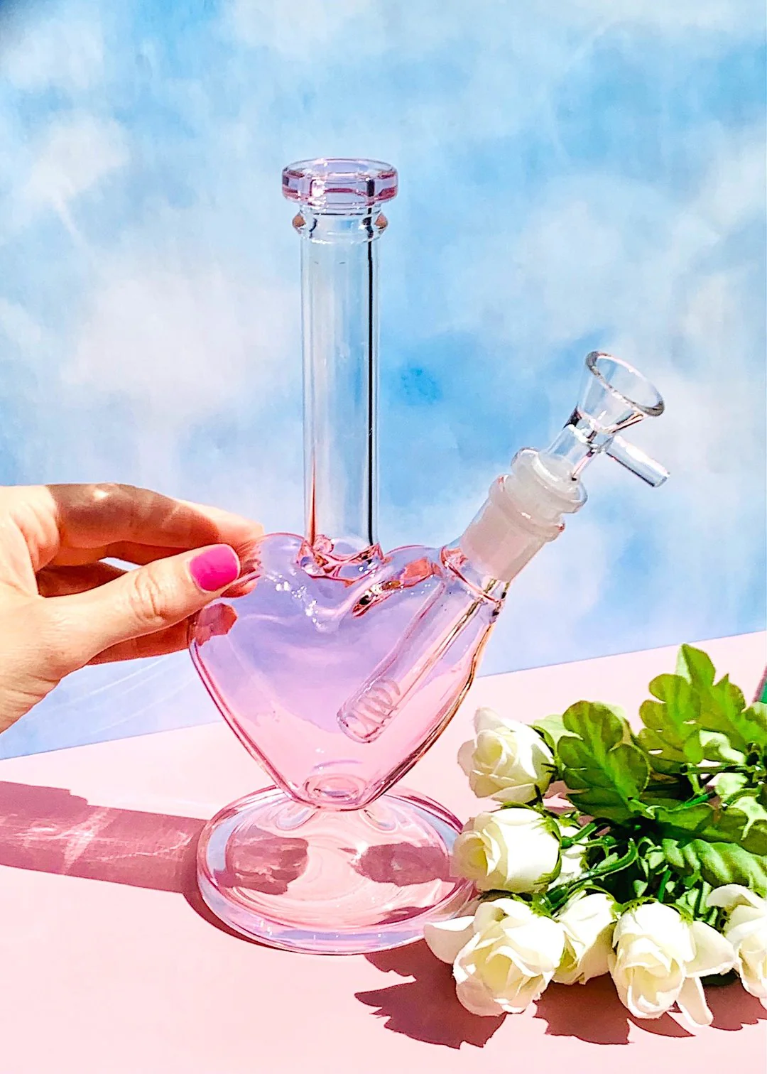 Pink Heart - Water Pipe - Image 3