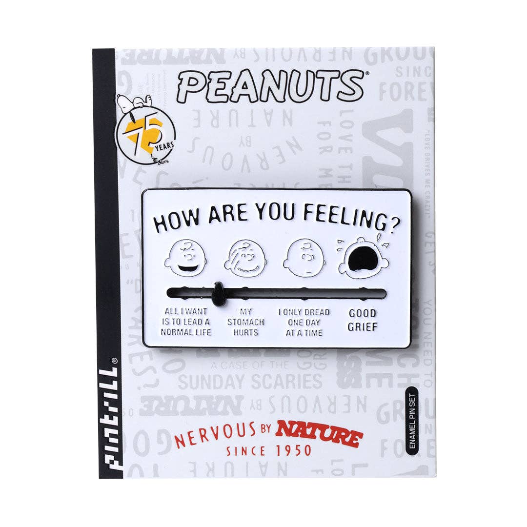 Charlie Brown Mood Slider Enamel Magnet - Image 2
