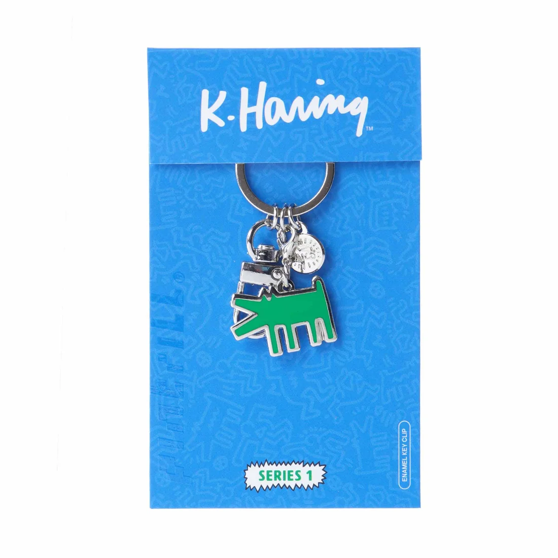 Green Barking Dog Keyclip - Image 2