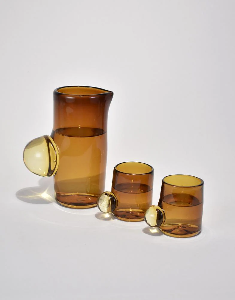 Pitcher Tumbler Bubble Cup - Amber - Image 3