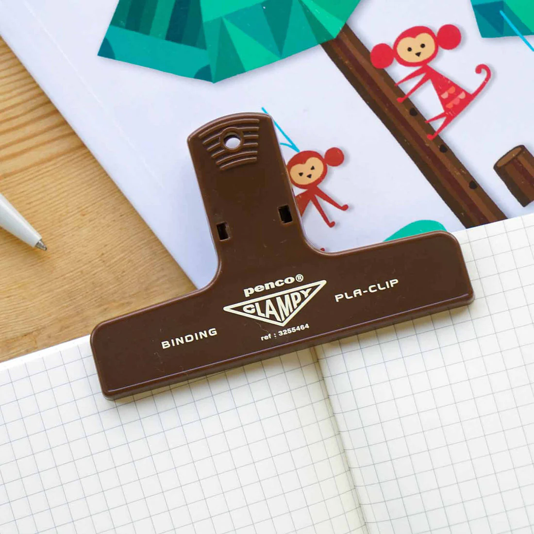 Plastic Clip - Brown - Image 2