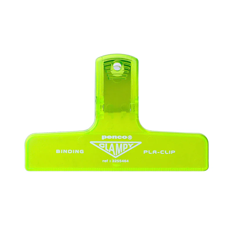 Plastic Clip - Clear Yellow