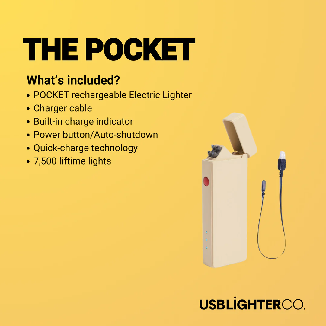 Pocket Electric Arc Lighter - Metallic Black - Image 3