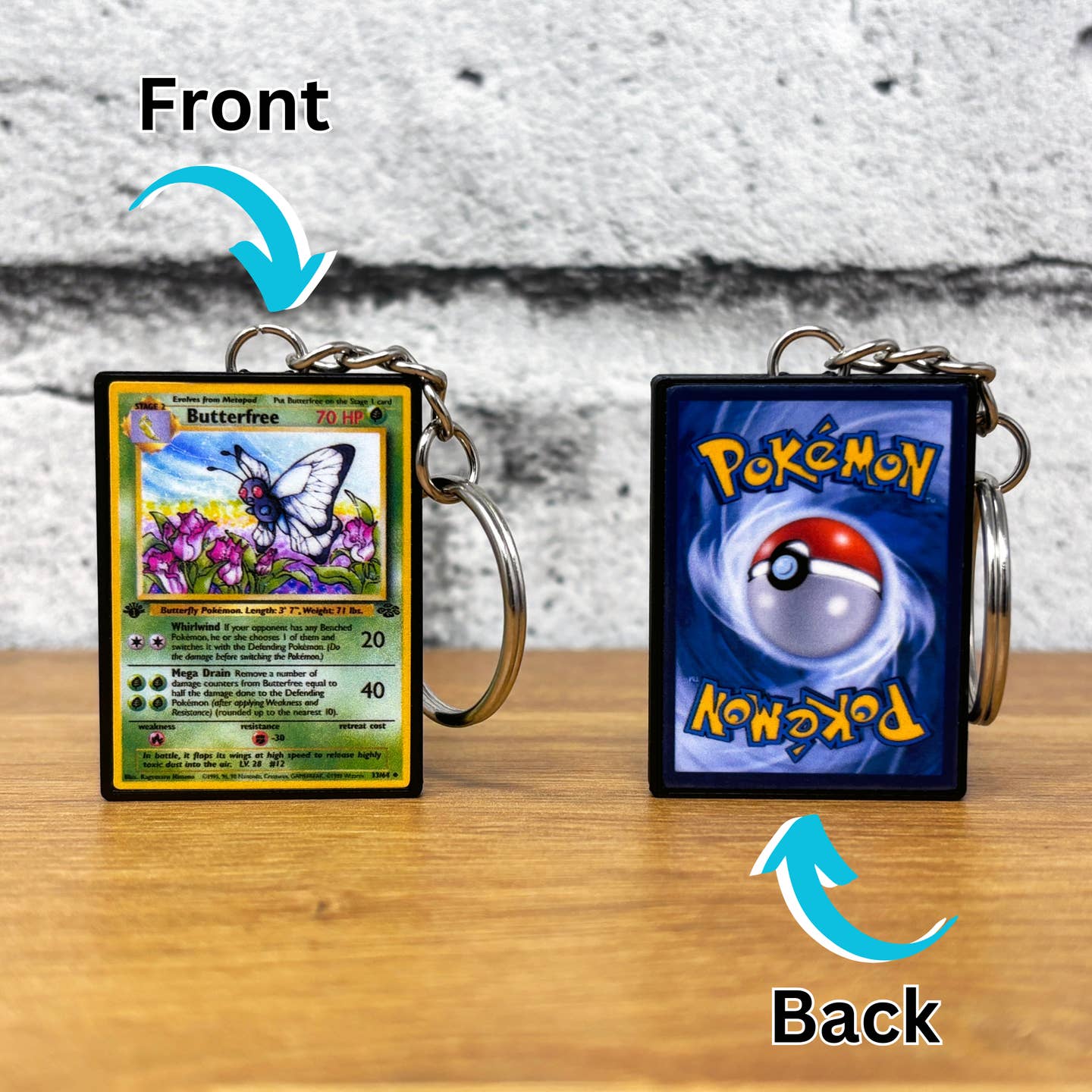 Pokemon Card Keychains - Image 2