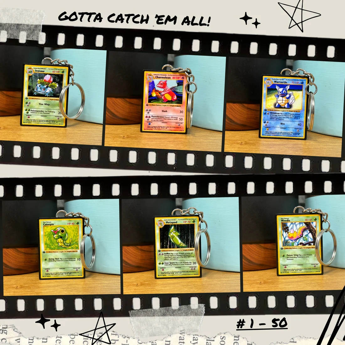 Pokemon Card Keychains - Image 3