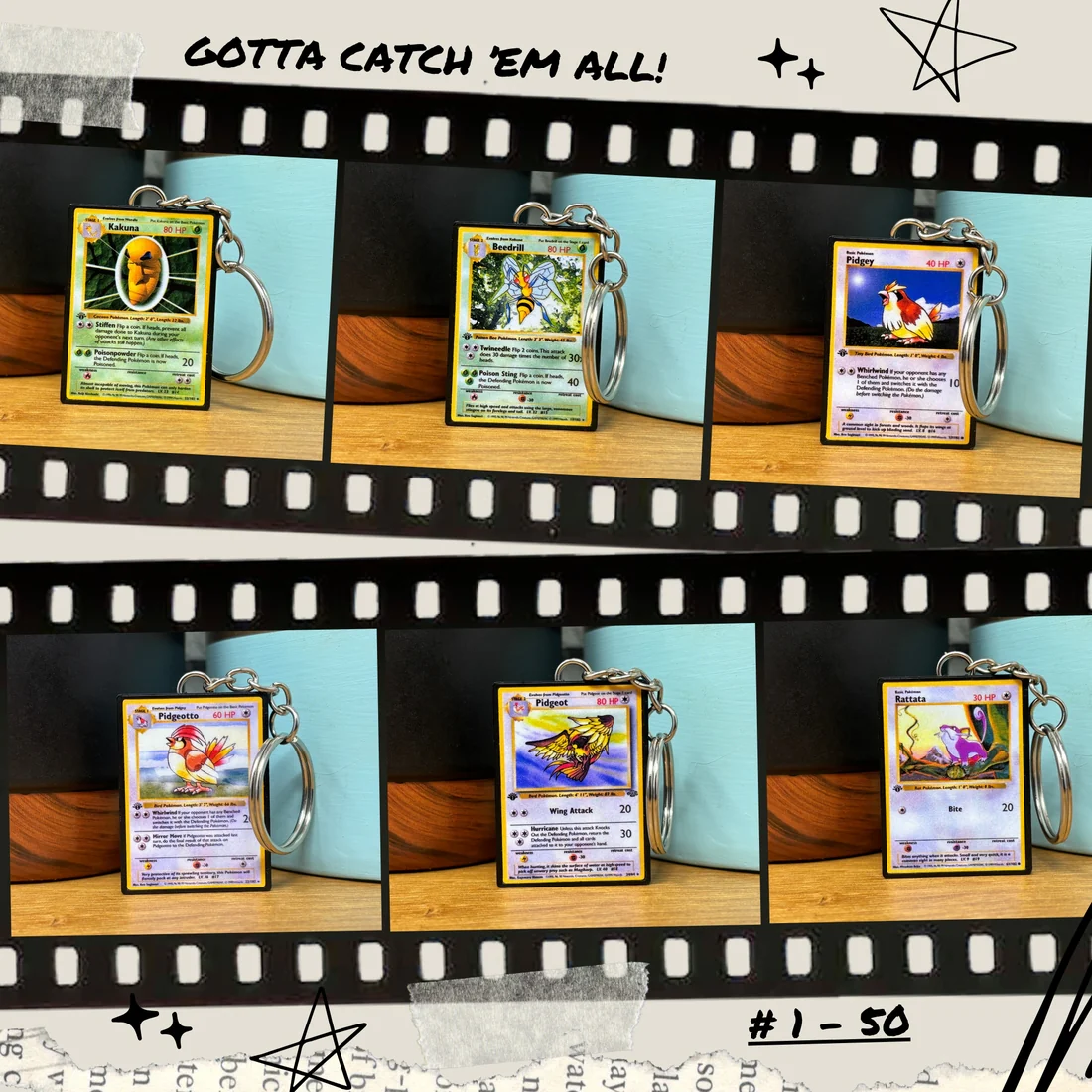 Pokemon Card Keychains - Image 4