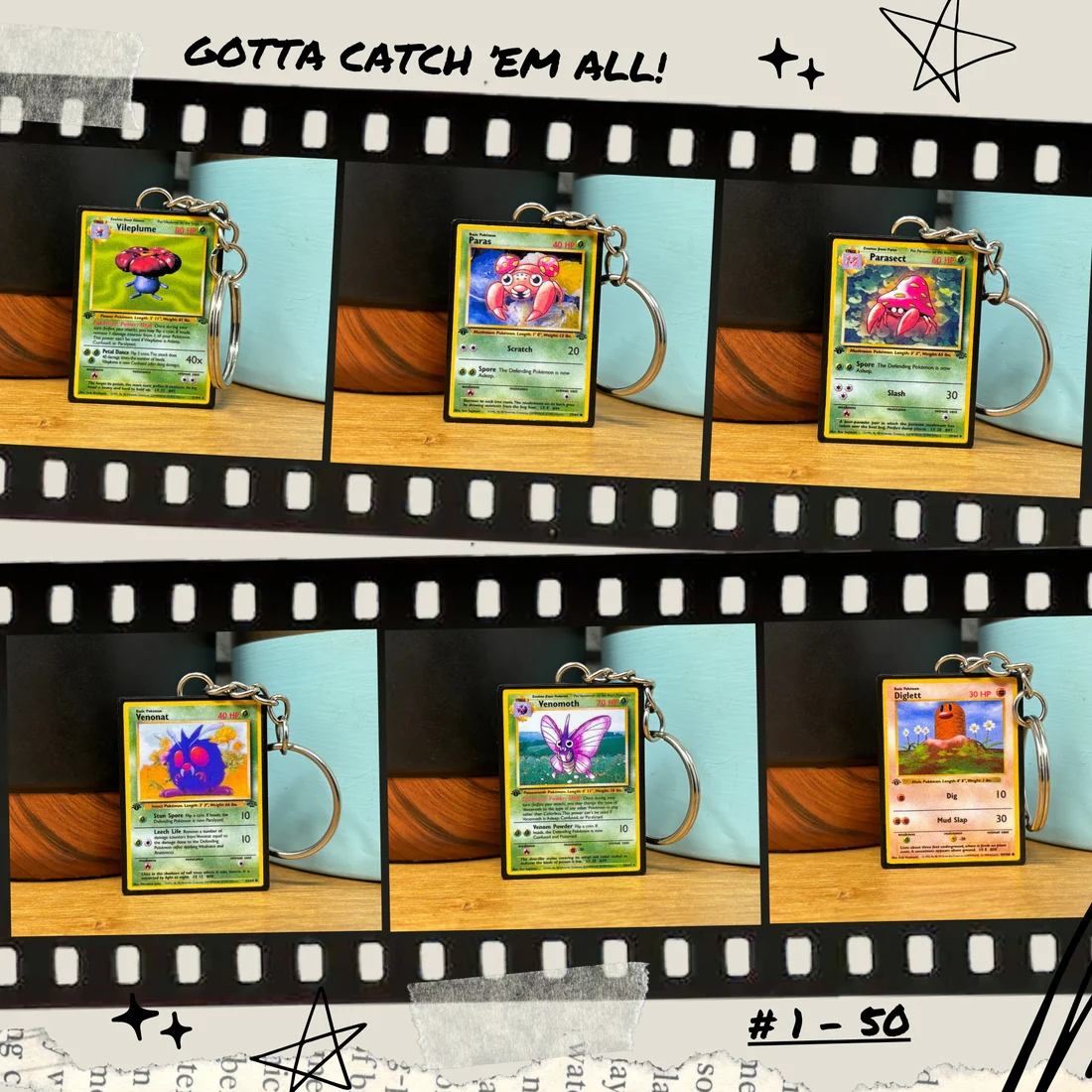 Pokemon Card Keychains - Image 8