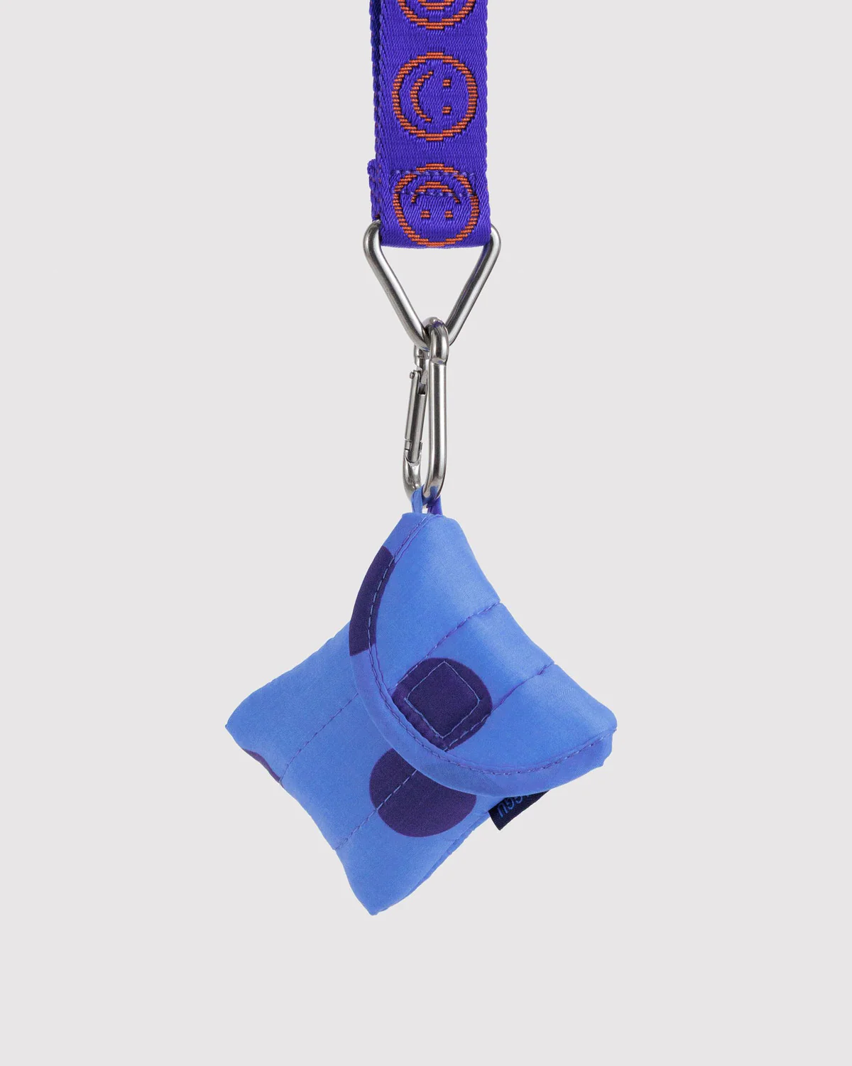 Puffy Earbuds Case - Blue Polka Dot - Image 2