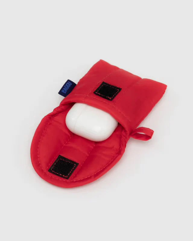 Puffy Earbuds Case - Candy Apple - Image 2