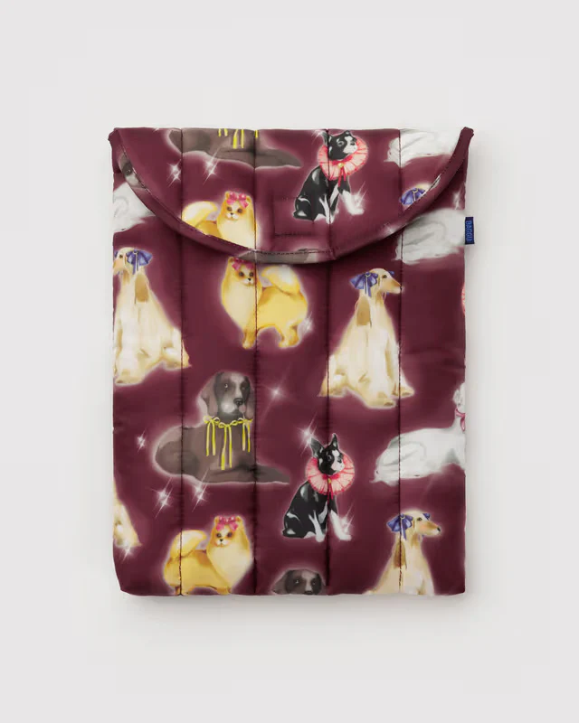 Puffy Laptop Sleeve 13"/14" - Fancy Dogs