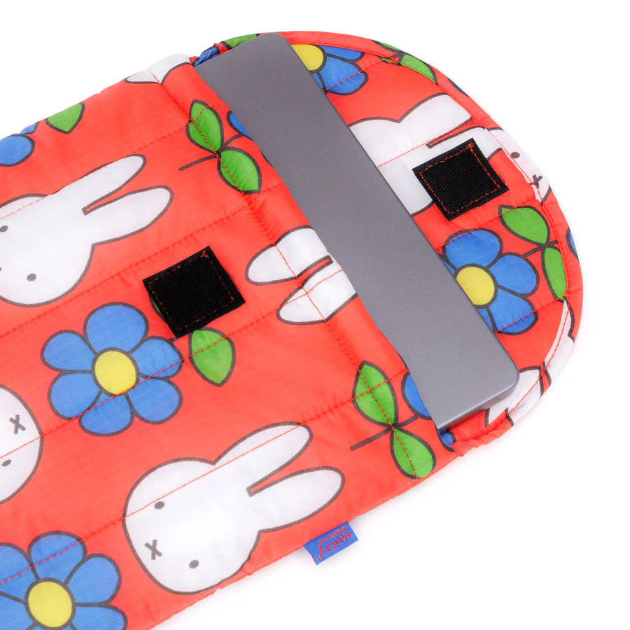 Puffy Laptop Sleeve 13"/14" - Flower Miffy - Image 2