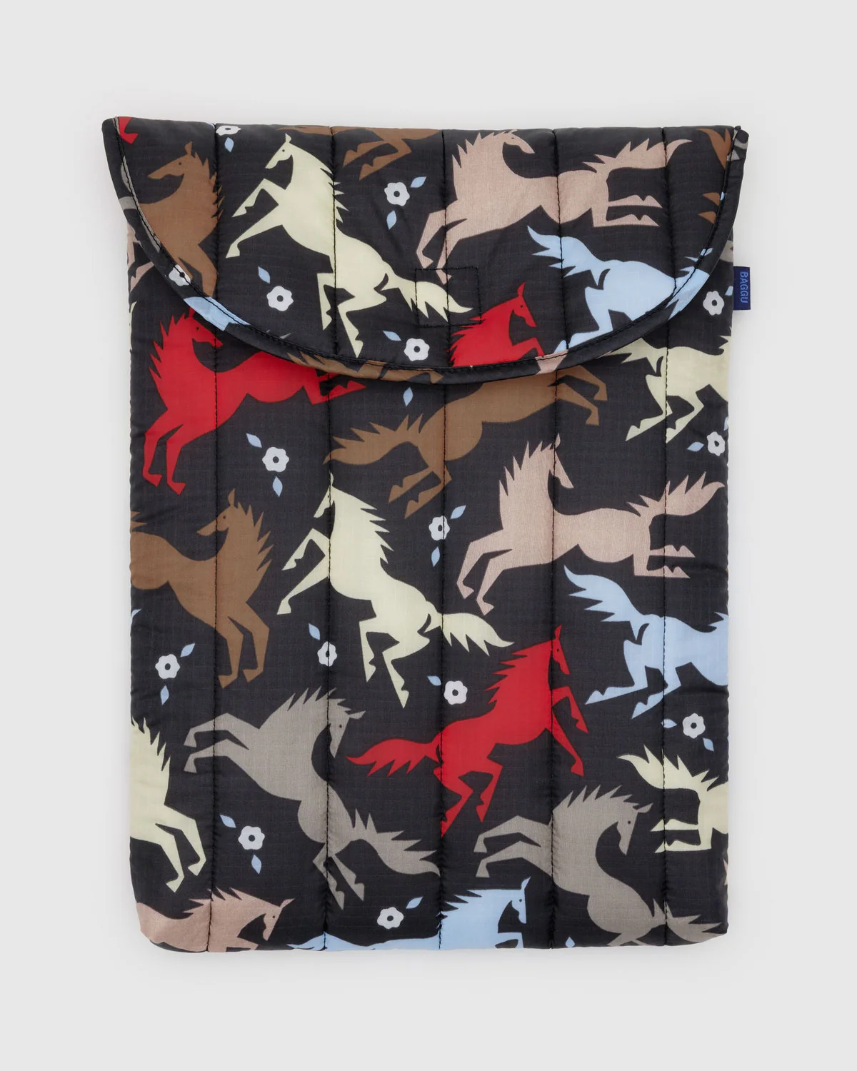 Puffy Laptop Sleeve 16" - Horse Cut-Outs