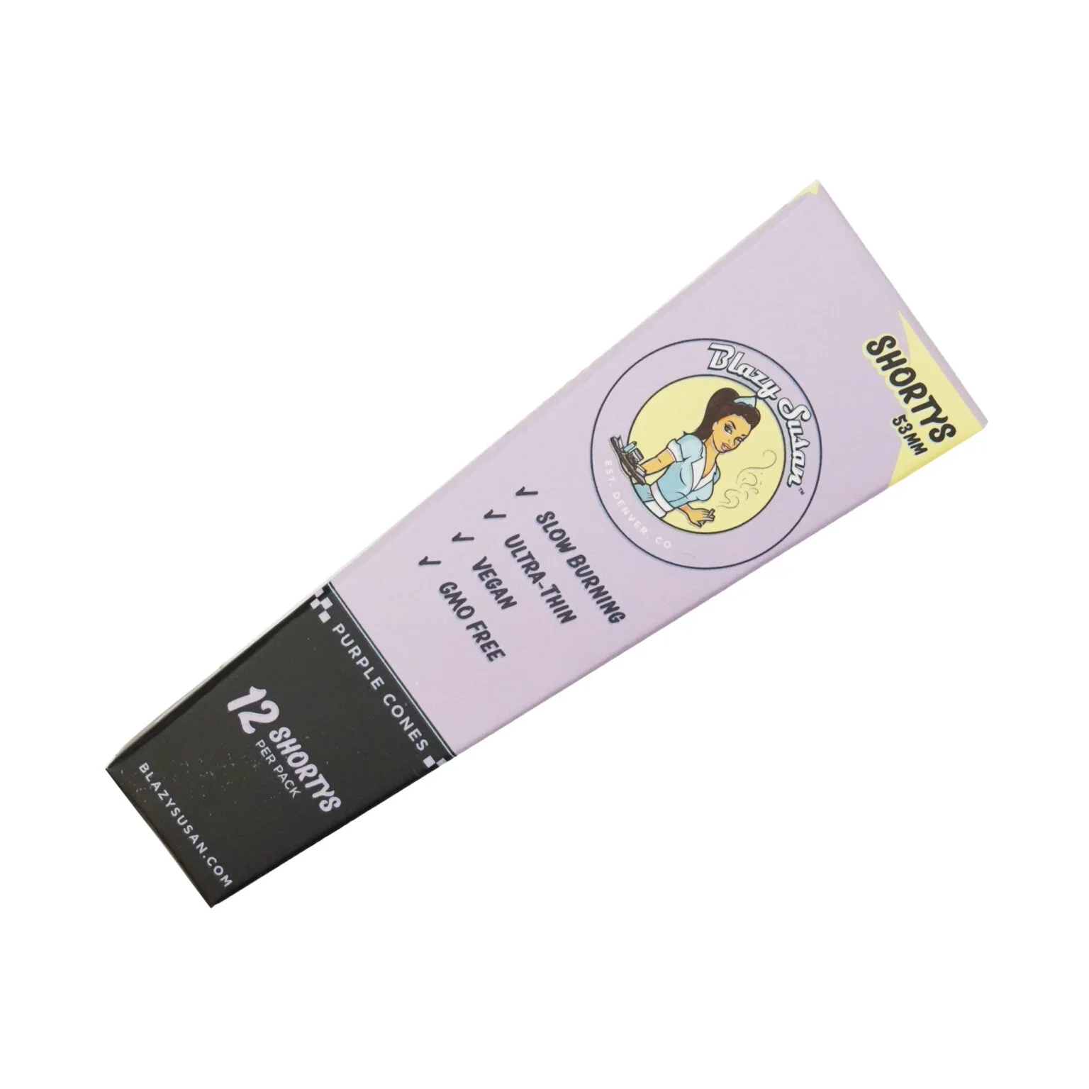 Purple Shorty Pre Rolled Cones 53mm – 12 Count - Image 2