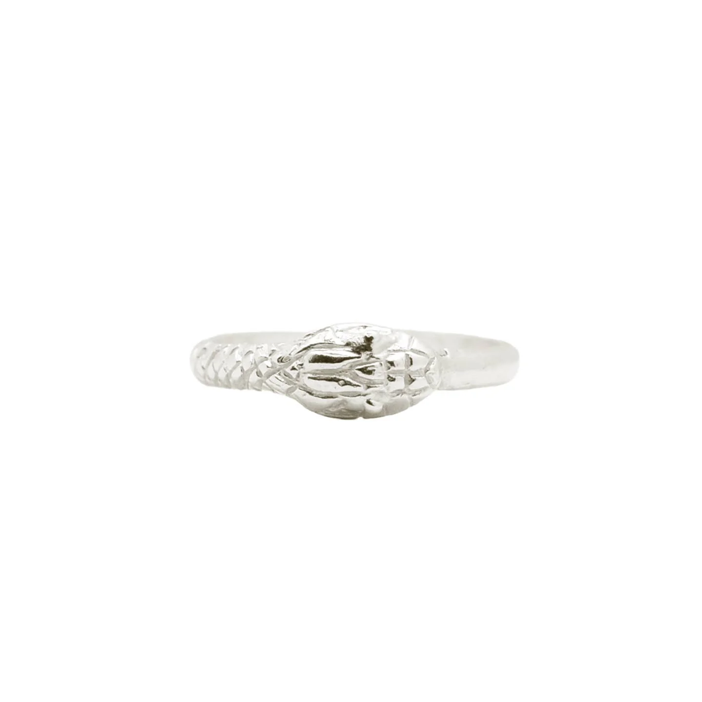 Queen's Token Snake Ring in Sterling Silver - Image 2