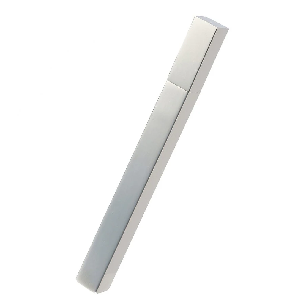 Queue Mono Lighter in Silver
