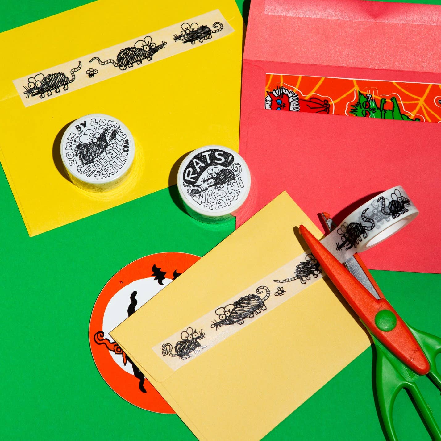 Rats Washi Tape - Image 2