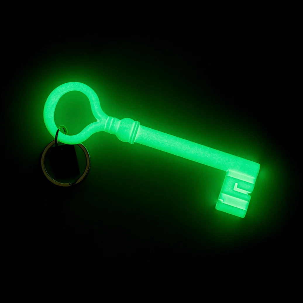 Reality Key Keychain - White/Glow-In-The-Dark - Image 2