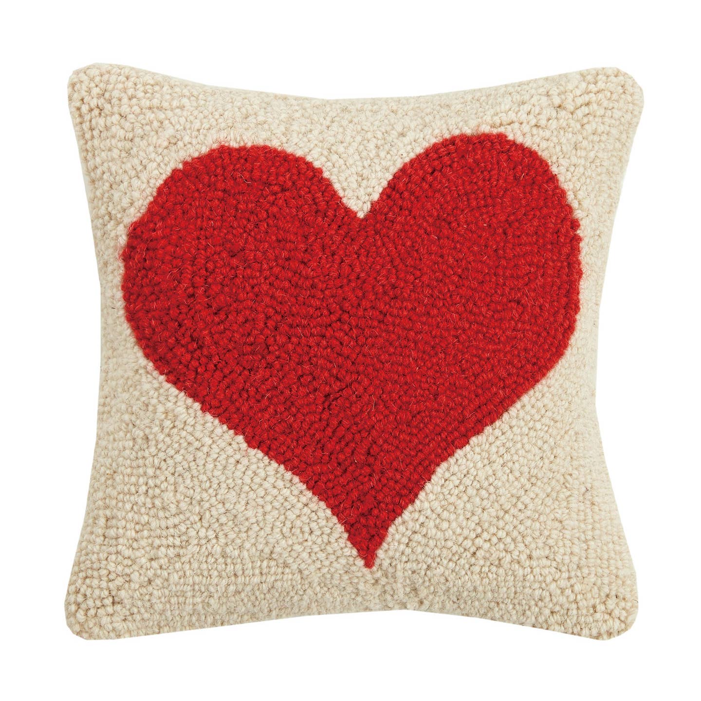 Red Heart Hook Pillow