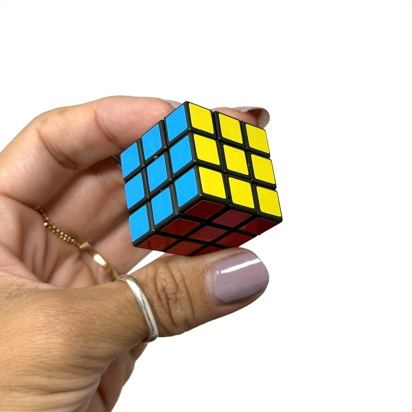 Retro Cube Game Keychain - Image 3