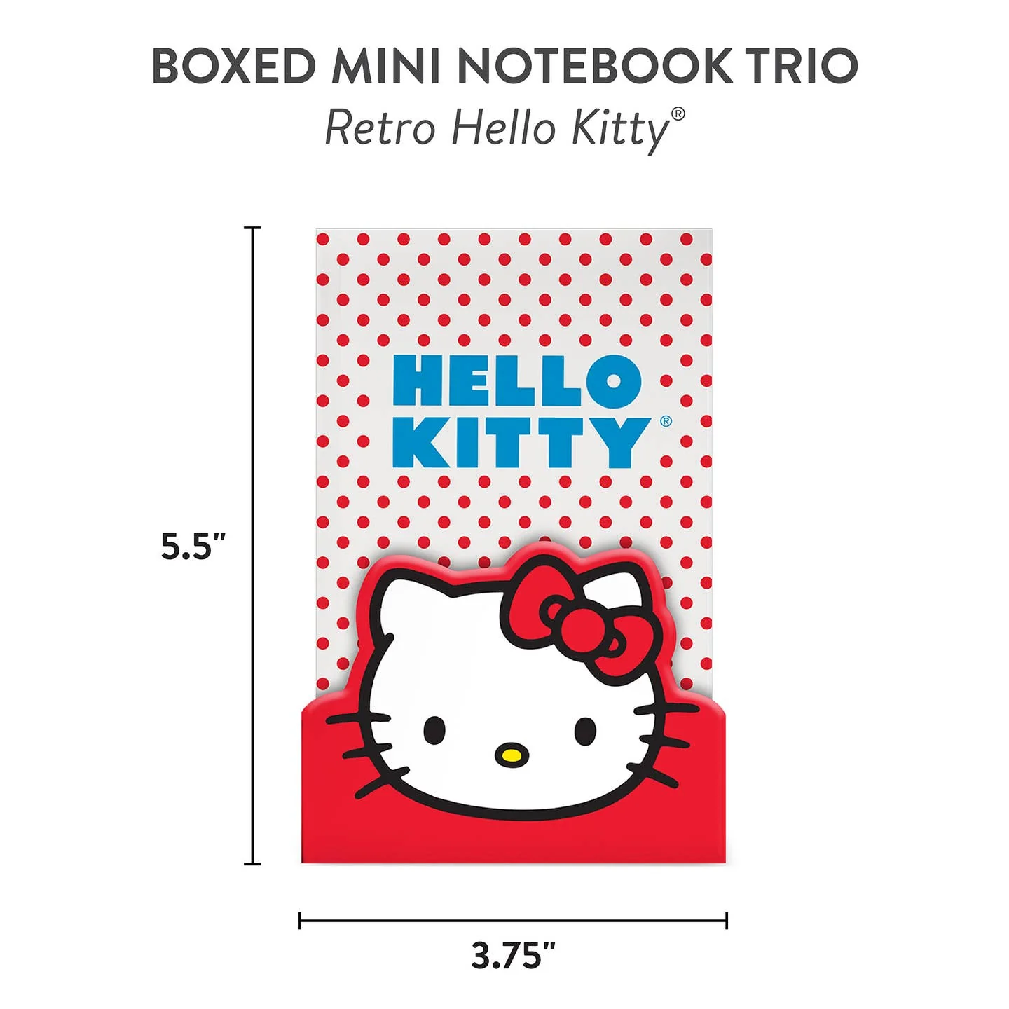 Retro Hello Kitty Boxed Mini Notebook Trio - Image 6