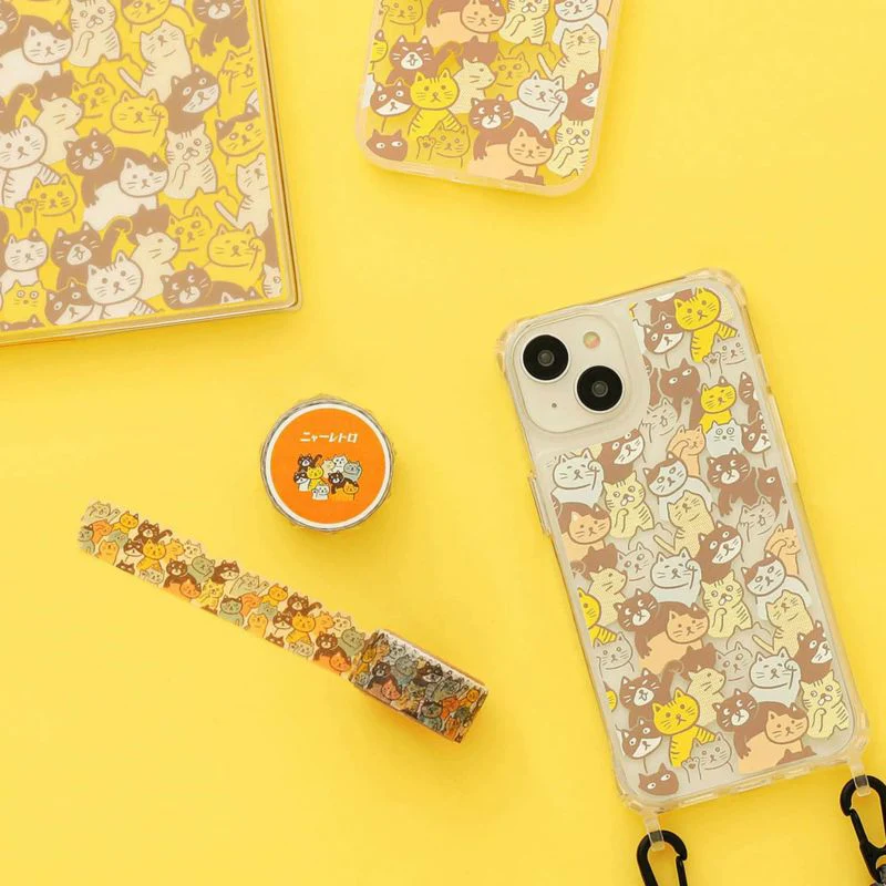 Retro Masking Tape - Cat Crowd - Image 2