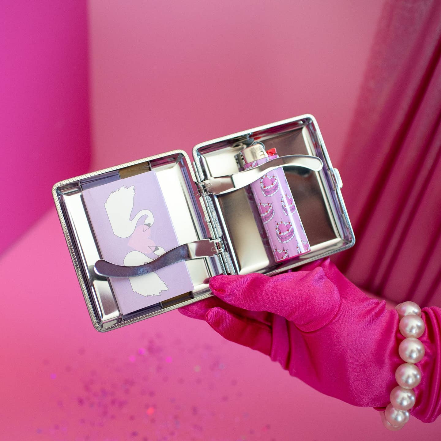 Rhinestone Cig Case - Image 2