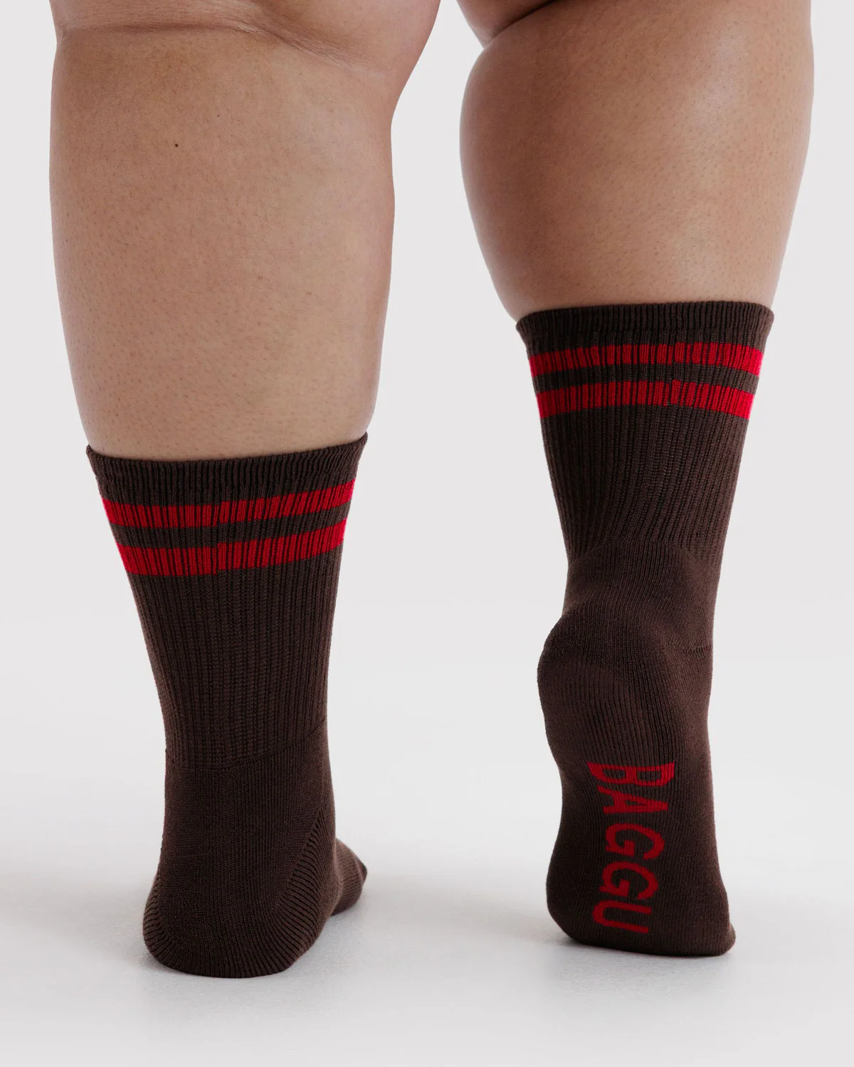Ribbed Socks - Coffee Stripe - Image 3