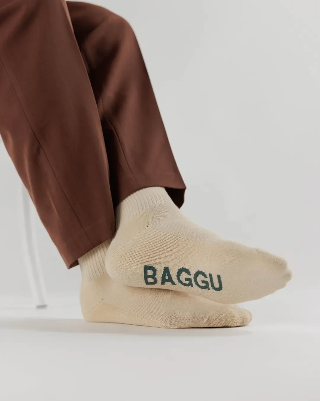Ribbed Socks - Ecru - Image 3