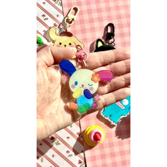 Sanrio Friends Acrylic Keychain - Usahana
