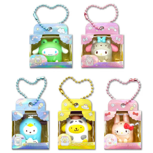 Sanrio Pocket Bean Mini Figure Keychain Blind Box - Image 2
