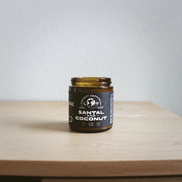 Santal + Coconut - 8 oz Candle - Image 2
