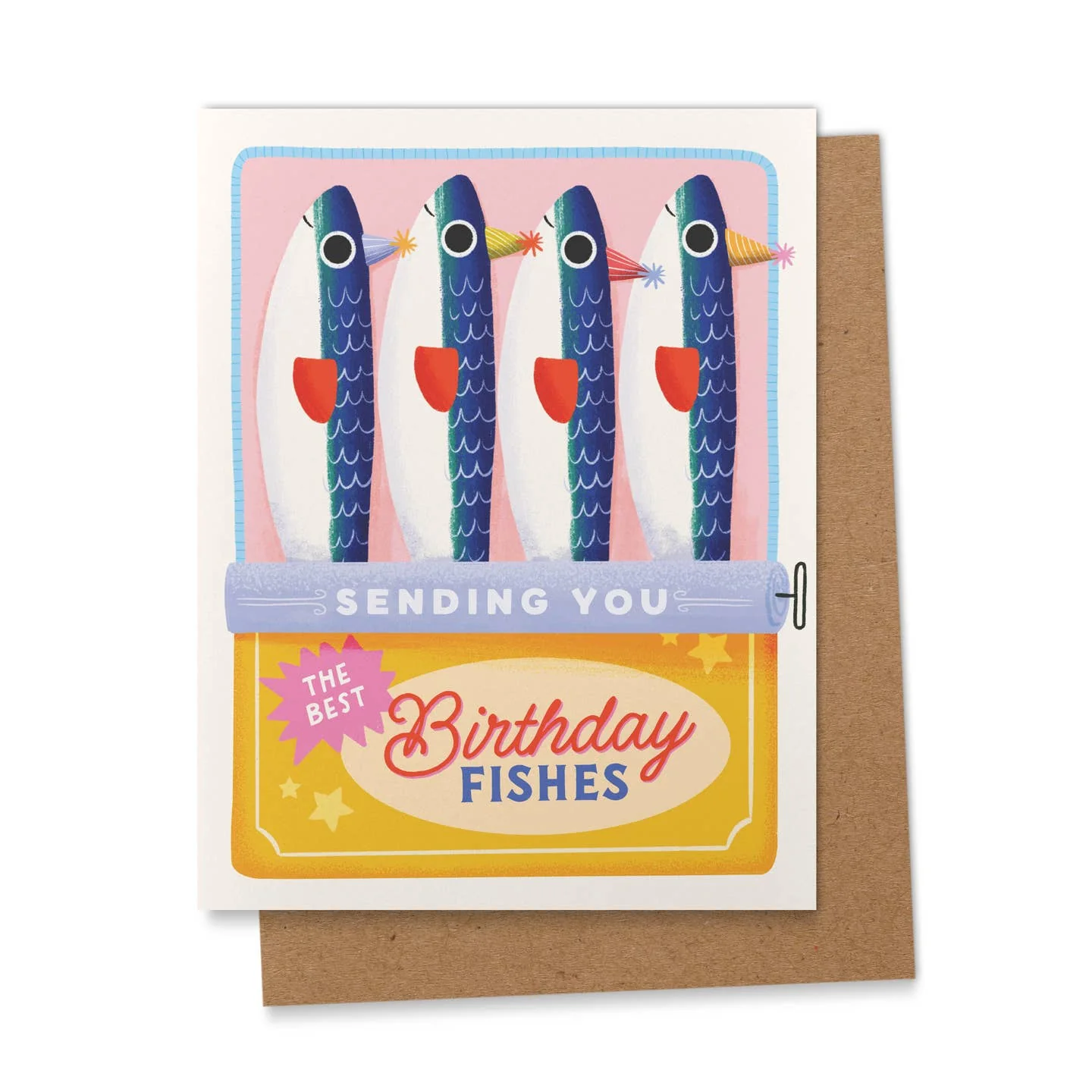 Sardine Tin Birthday Card