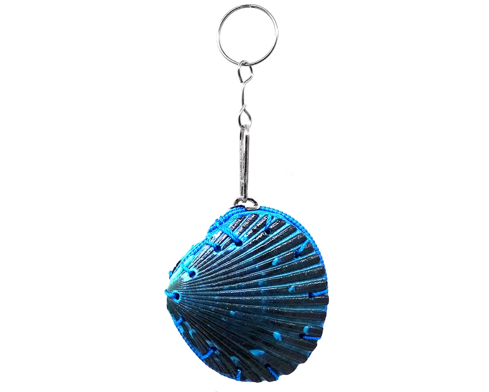 SALE - Seashell Coin Purse Keychain
