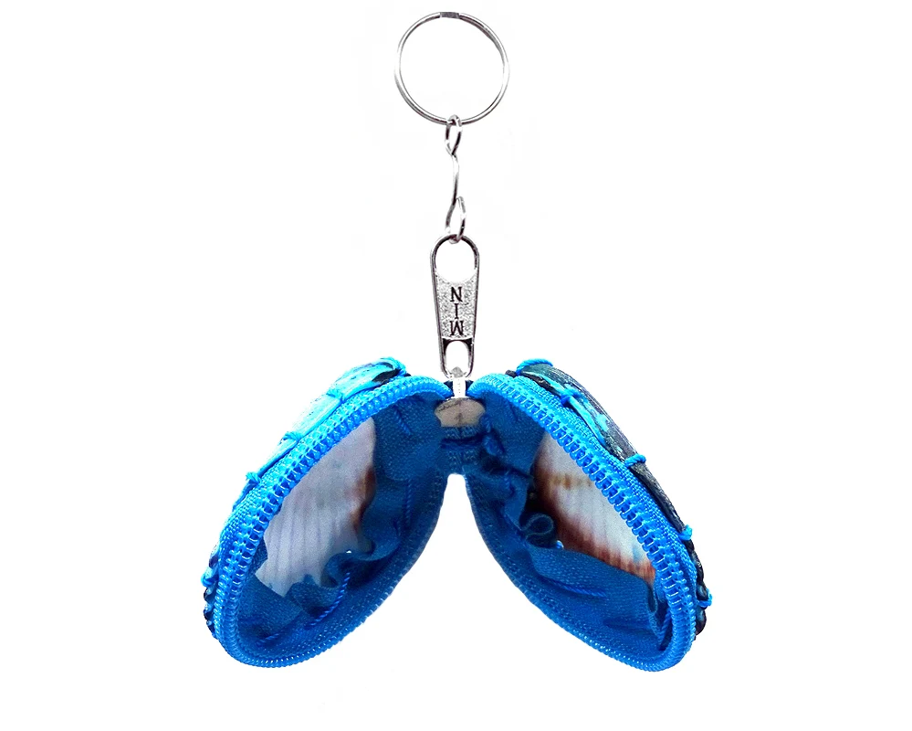 SALE - Seashell Coin Purse Keychain - Image 4