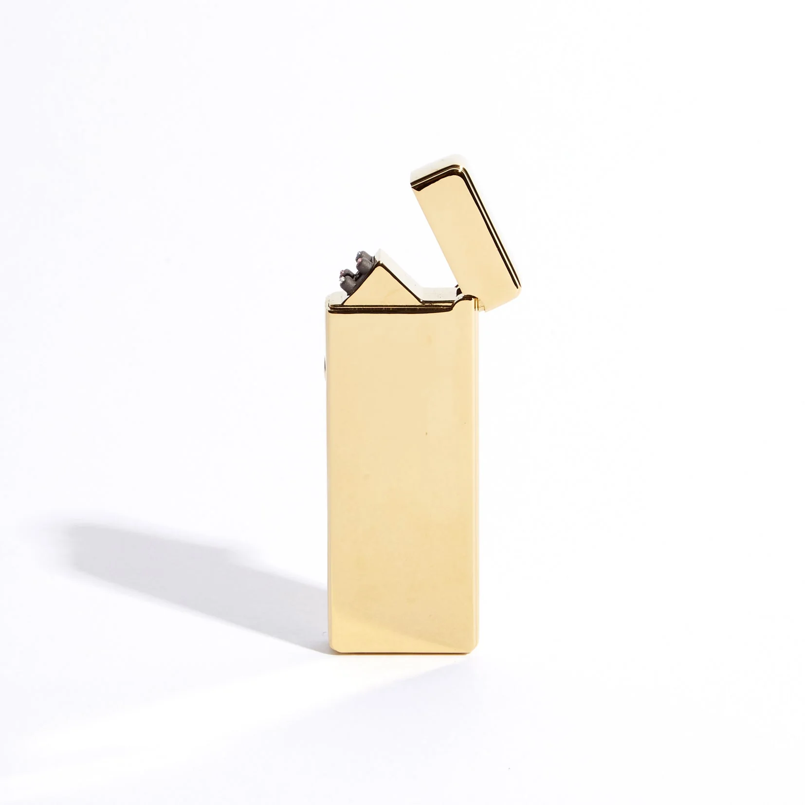 Slim Double Arc Lighter - Gold - Image 2