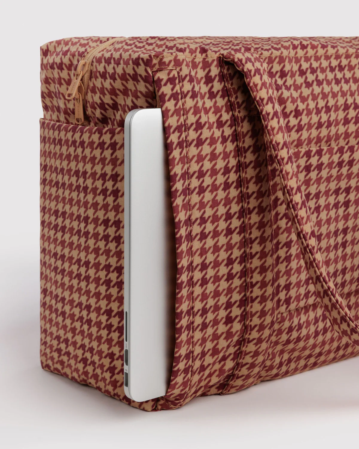 Small Cloud Carry-On - Tan Houndstooth - Image 4