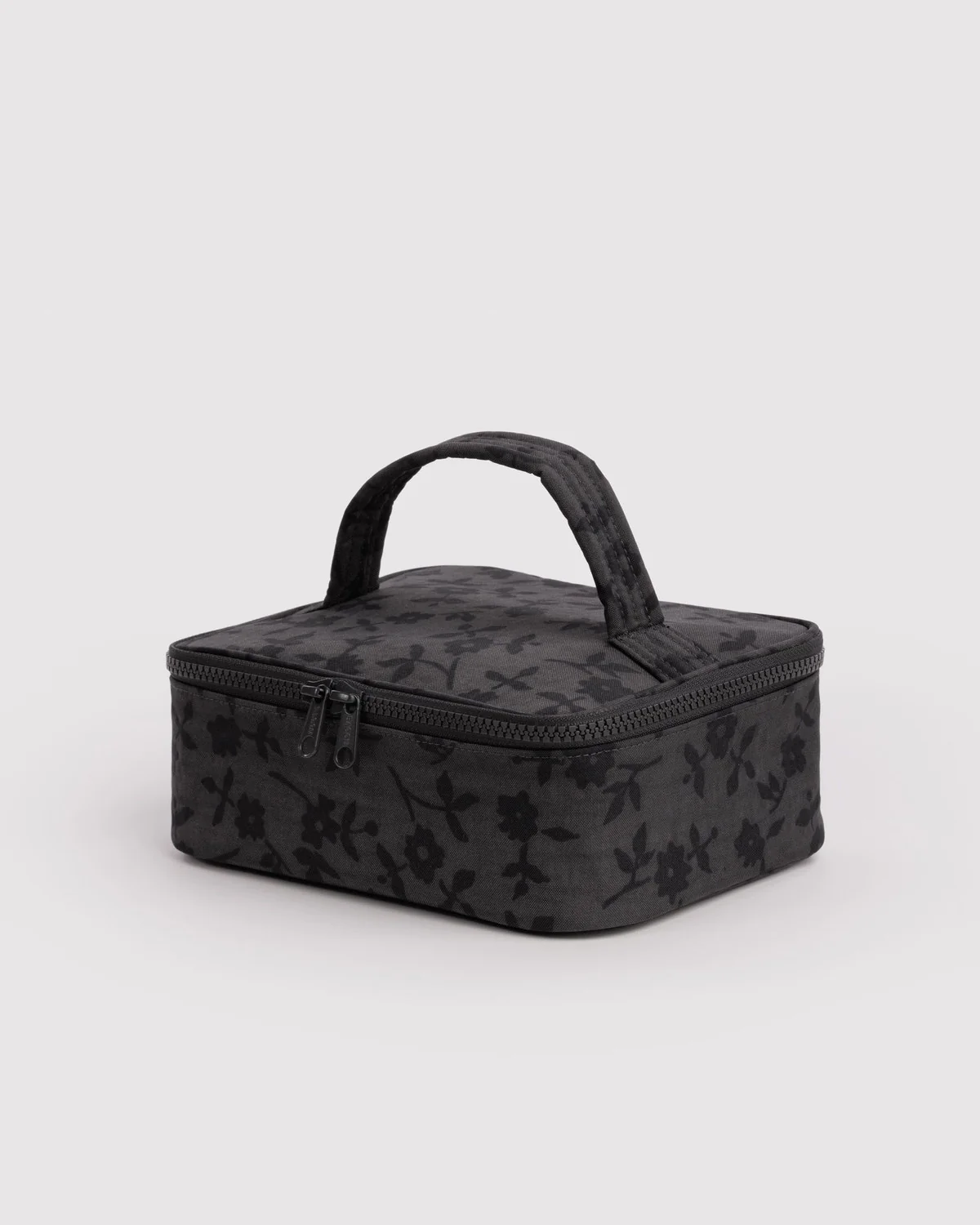 Small Cosmetic Case - Charcoal Ditsy Floral