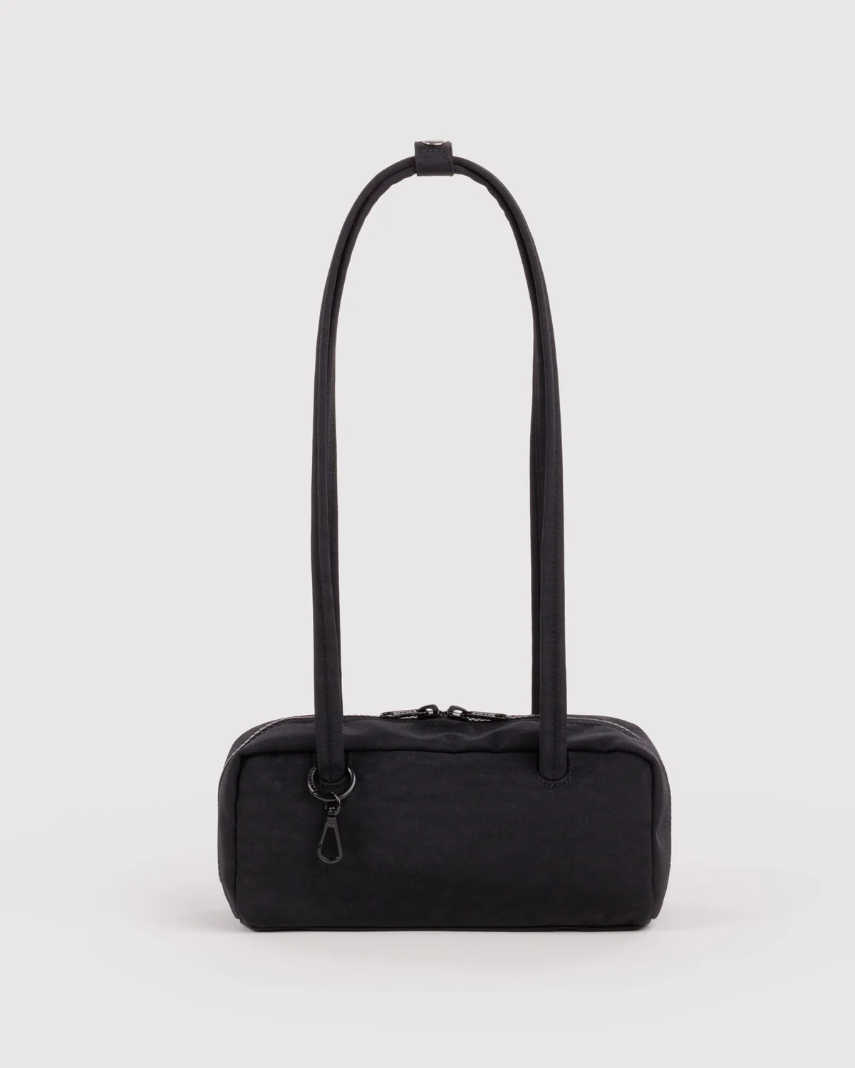 Small Nylon Bowler Bag - Black