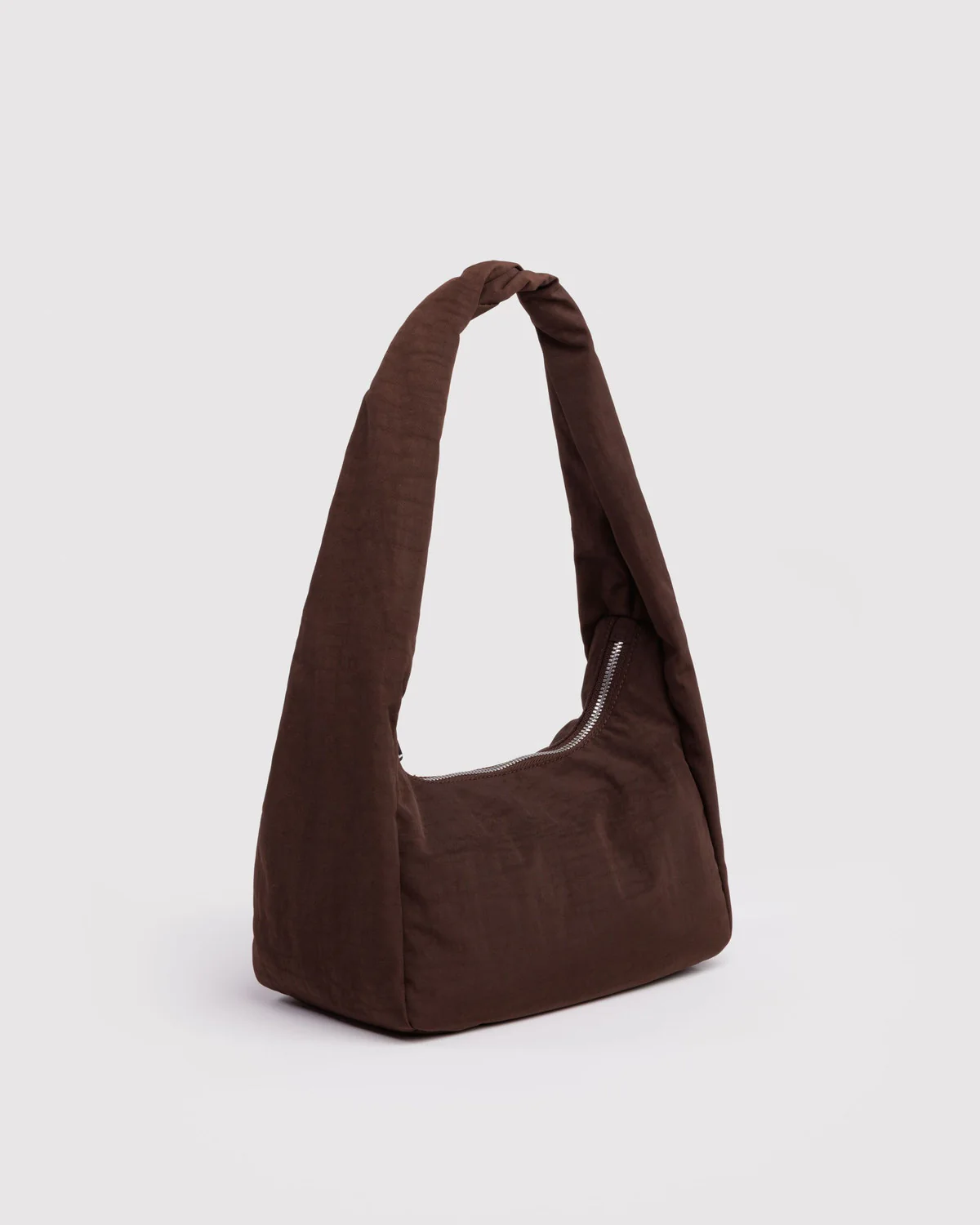 Small Nylon Meringue Bag - Coffee - Image 3