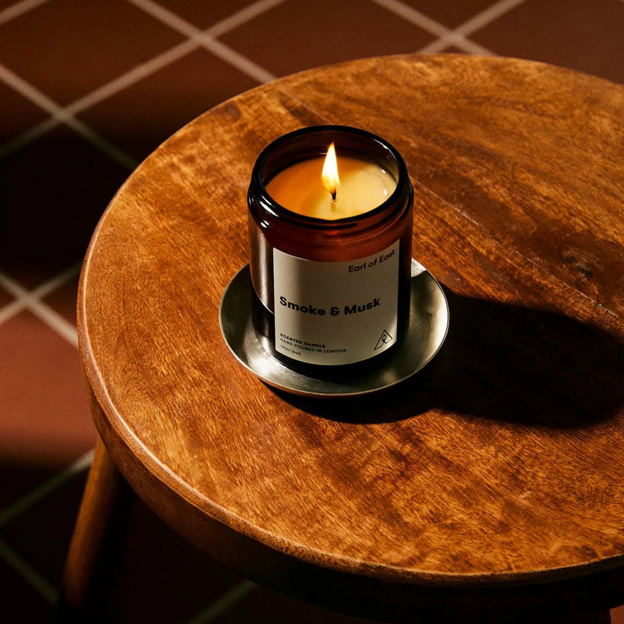 Smoke & Musk - 6 oz Soy Wax Candle - Image 2