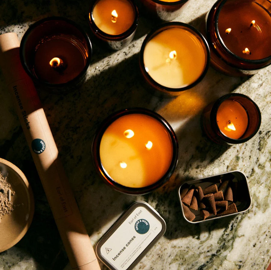 Smoke & Musk - 6 oz Soy Wax Candle - Image 3