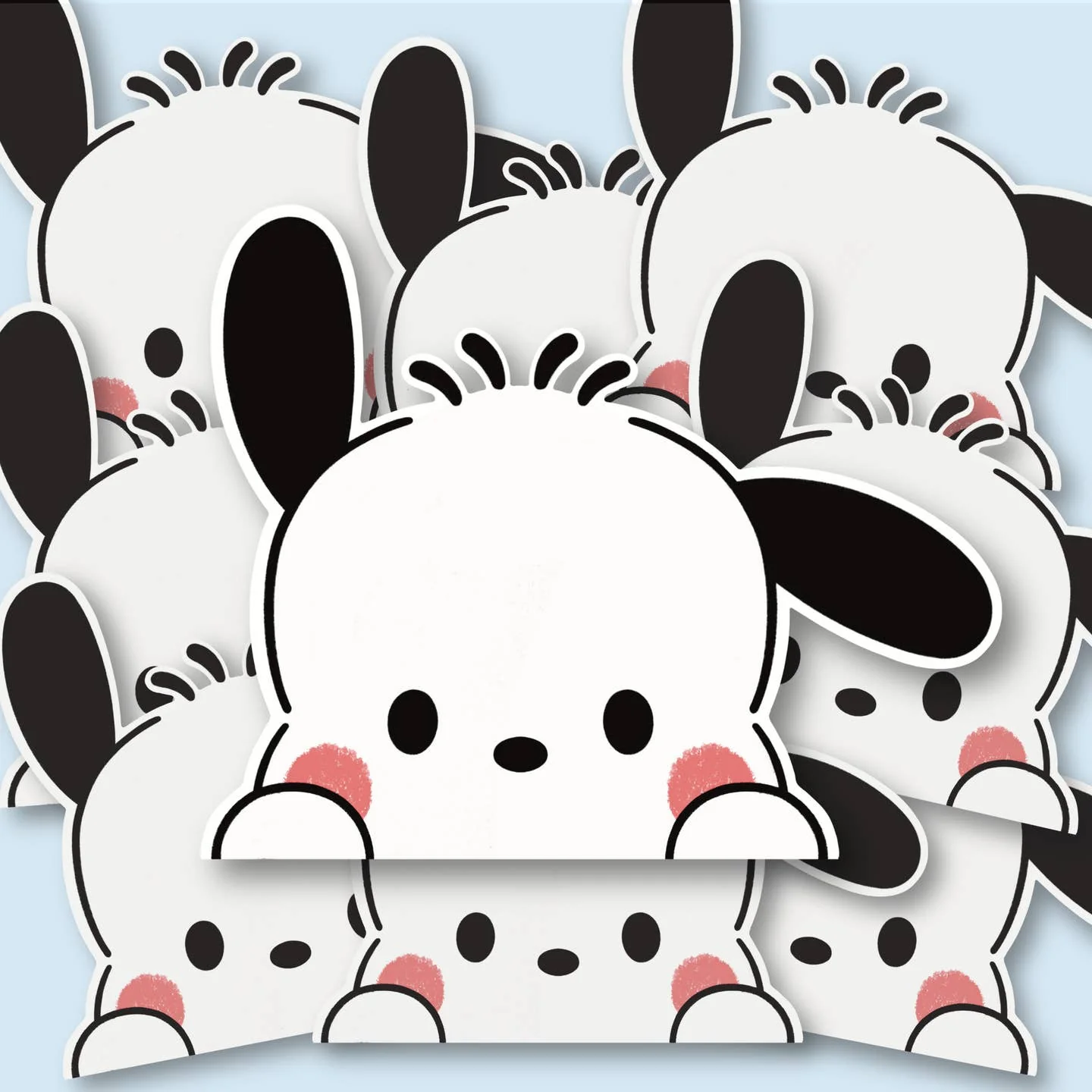 Pochacco Peeker - Vinyl Weatherproof Car Sticker - Image 2