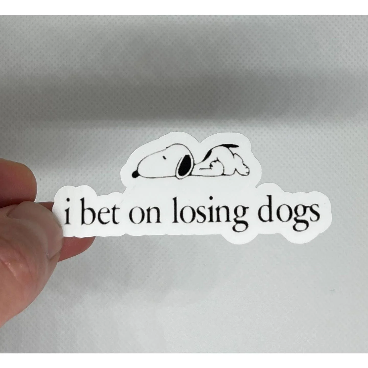 Snoopy/Mitski-Inspired Kiss-Cut Waterproof Sticker - Image 2