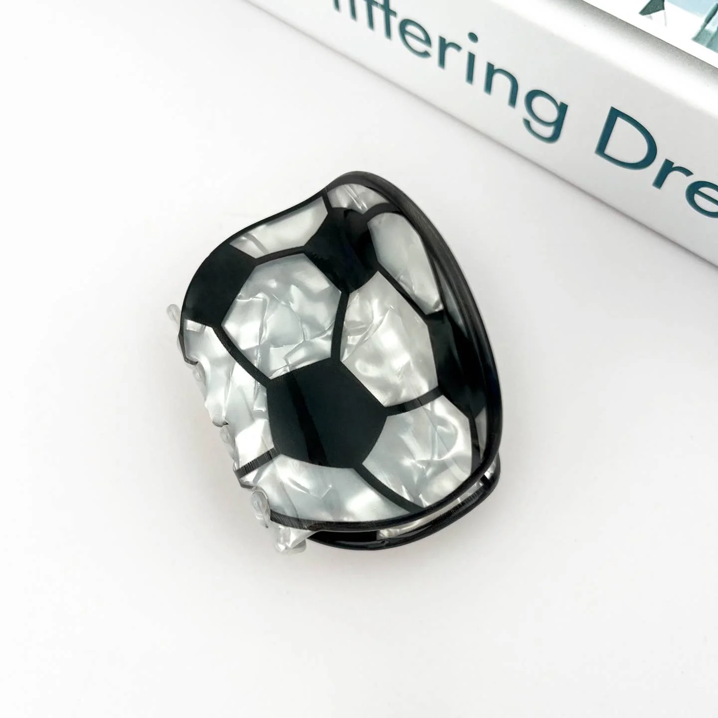 Soccer Ball Hair Claw