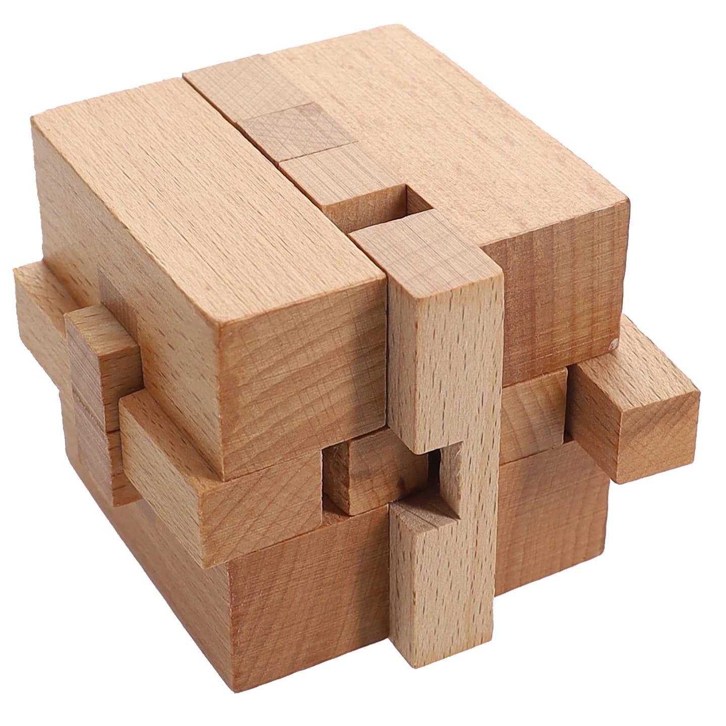 Solid Wood 3D Cube Puzzle - Image 4